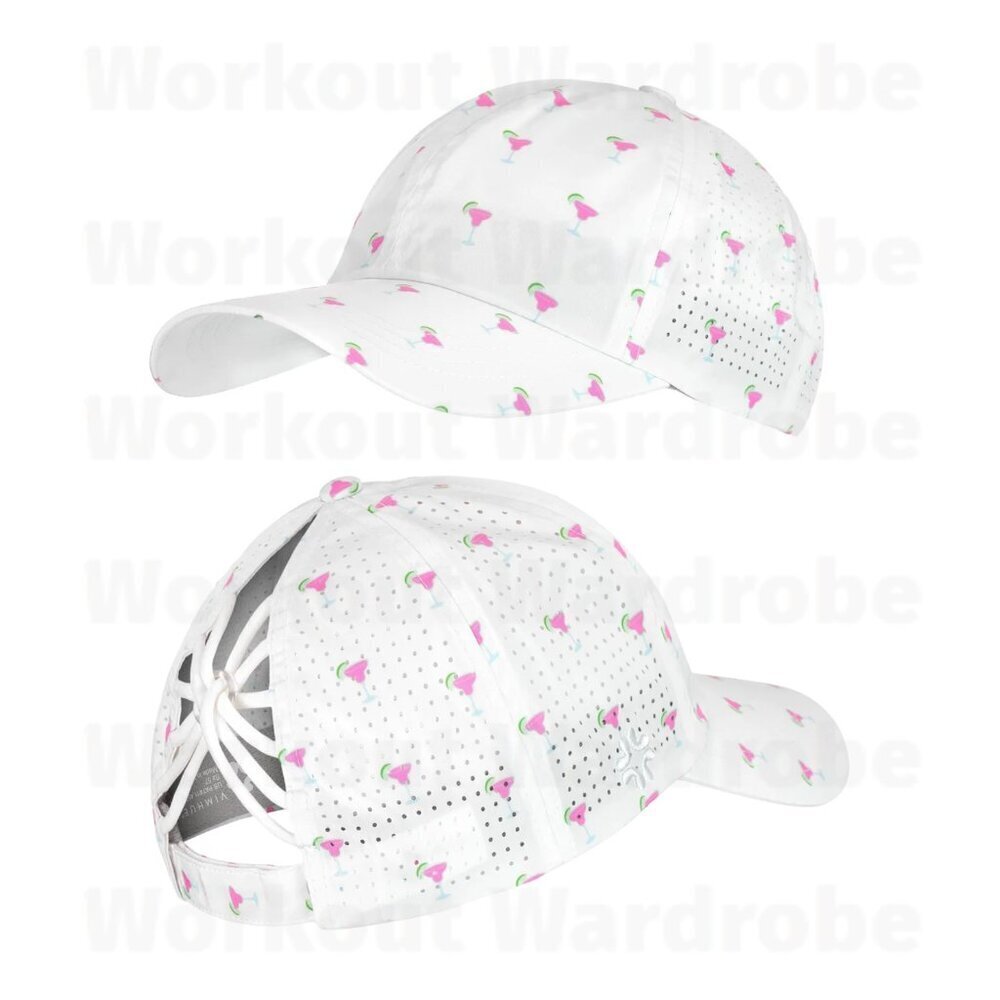 VimHue Women's Tennis Cap Margarita Print Only (Blue) UPF 50+